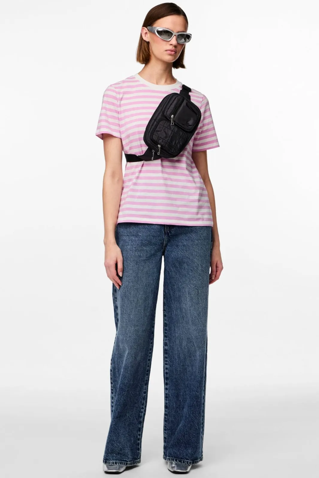 Pieces Pcria Tee tripe | T-Shirts & Toppar