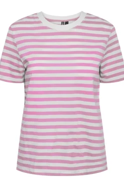 Pieces Pcria Tee tripe | T-Shirts & Toppar