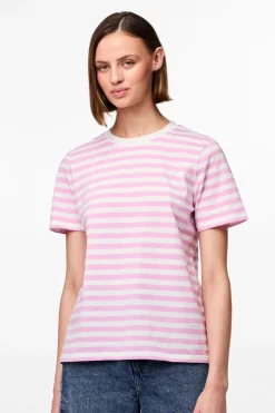 Pieces Pcria Tee tripe | T-Shirts & Toppar