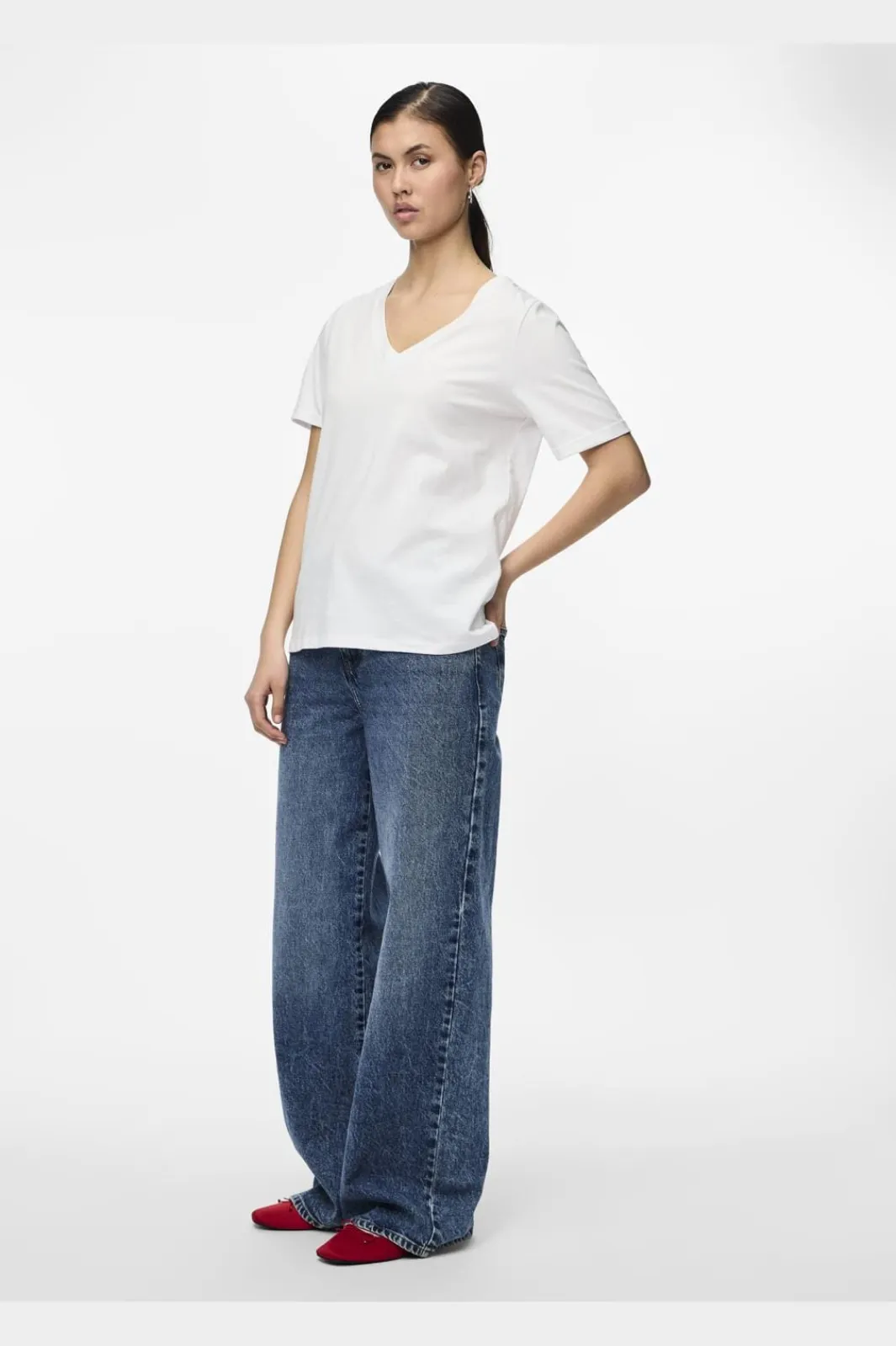 Pieces Pcria V-Neck oid Tee | T-Shirts & Toppar