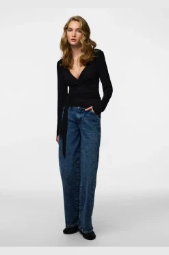 Pieces Pcroya Baerina Wrap Top | Blusar & Skjortor