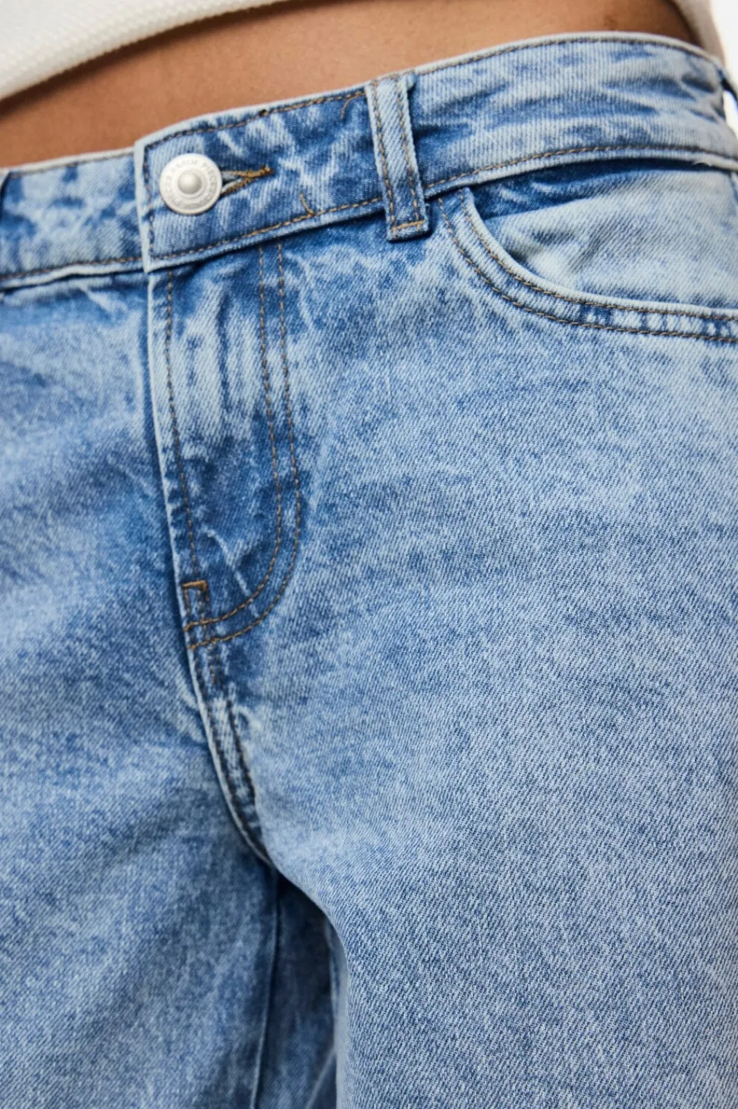 Pieces Pcselma Lw Wide Jeans Lb | Jeans, Leggings & Byxor