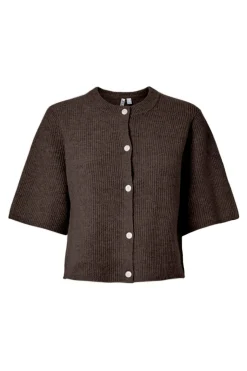 Pcsilly Ss O-Neck Knit Cardigan