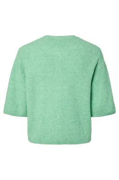 Pcsilly Ss O-Neck Knit Cardigan