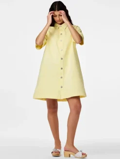 Pcsky Ss A-Shape Denim Dress