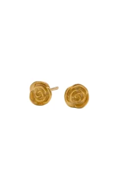 Pernille Corydon Jewellery Pcsmall Rose Earsticks e-535-gp | Örhängen