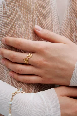 Pernille Corydon Pcwild Poppy Ring r-364-gp | Ringar