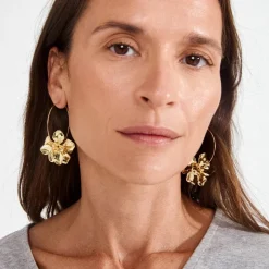 Pilgrim Pglunith Earrings Gold-plated 272622003 | Örhängen