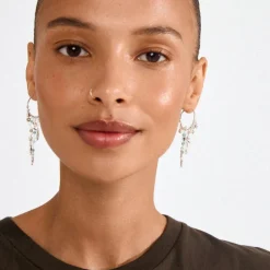 Pgprism Hoop Earrings Silver-plated 132626023