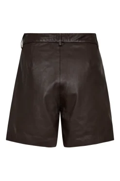 Phoebecc Leather Pleat Shorts 31458
