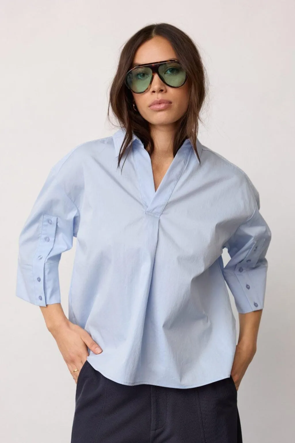 Poppycc V-Blouse 500024