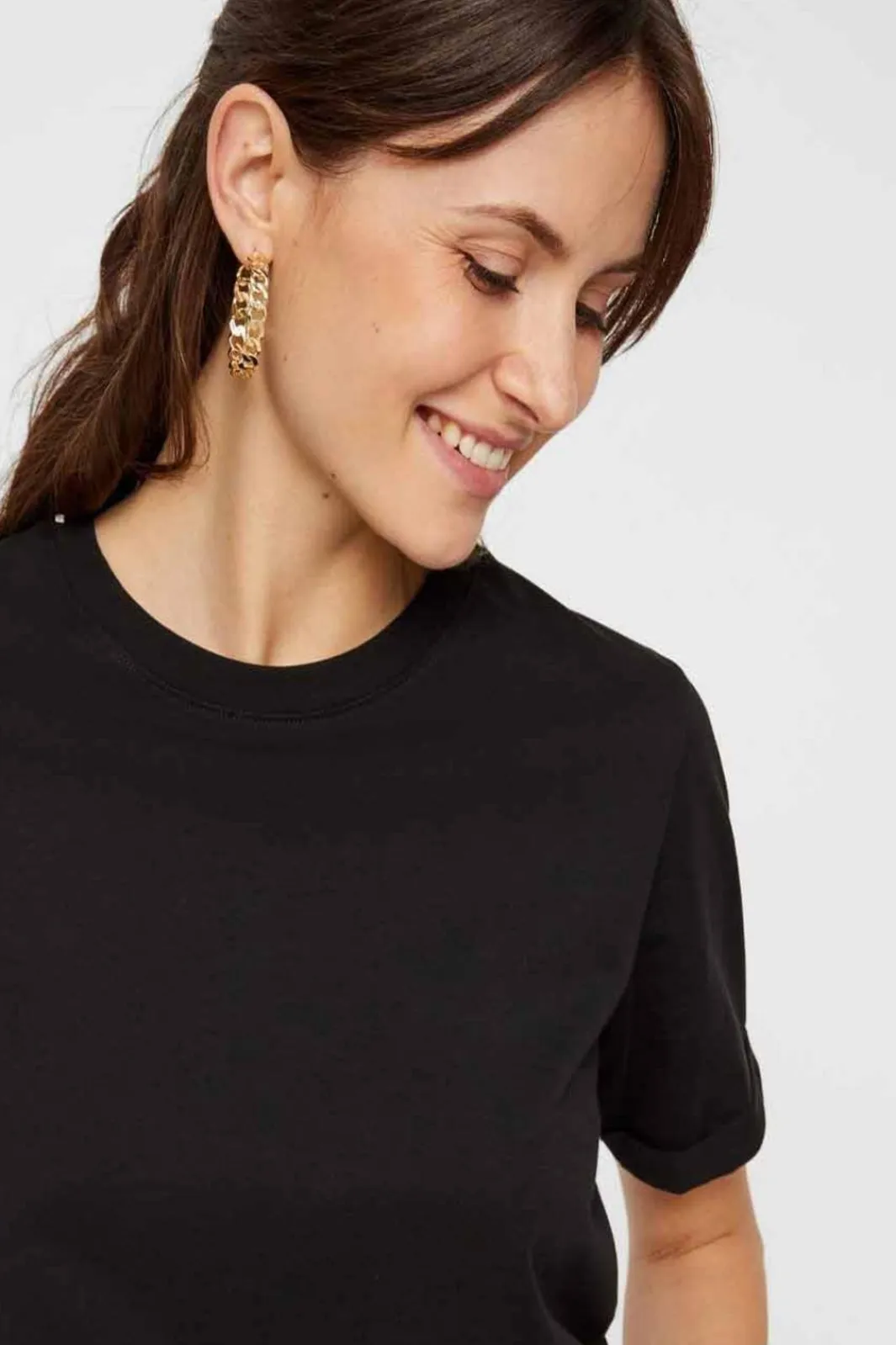 Pieces Ria Fod Up Tee | T-Shirts & Toppar