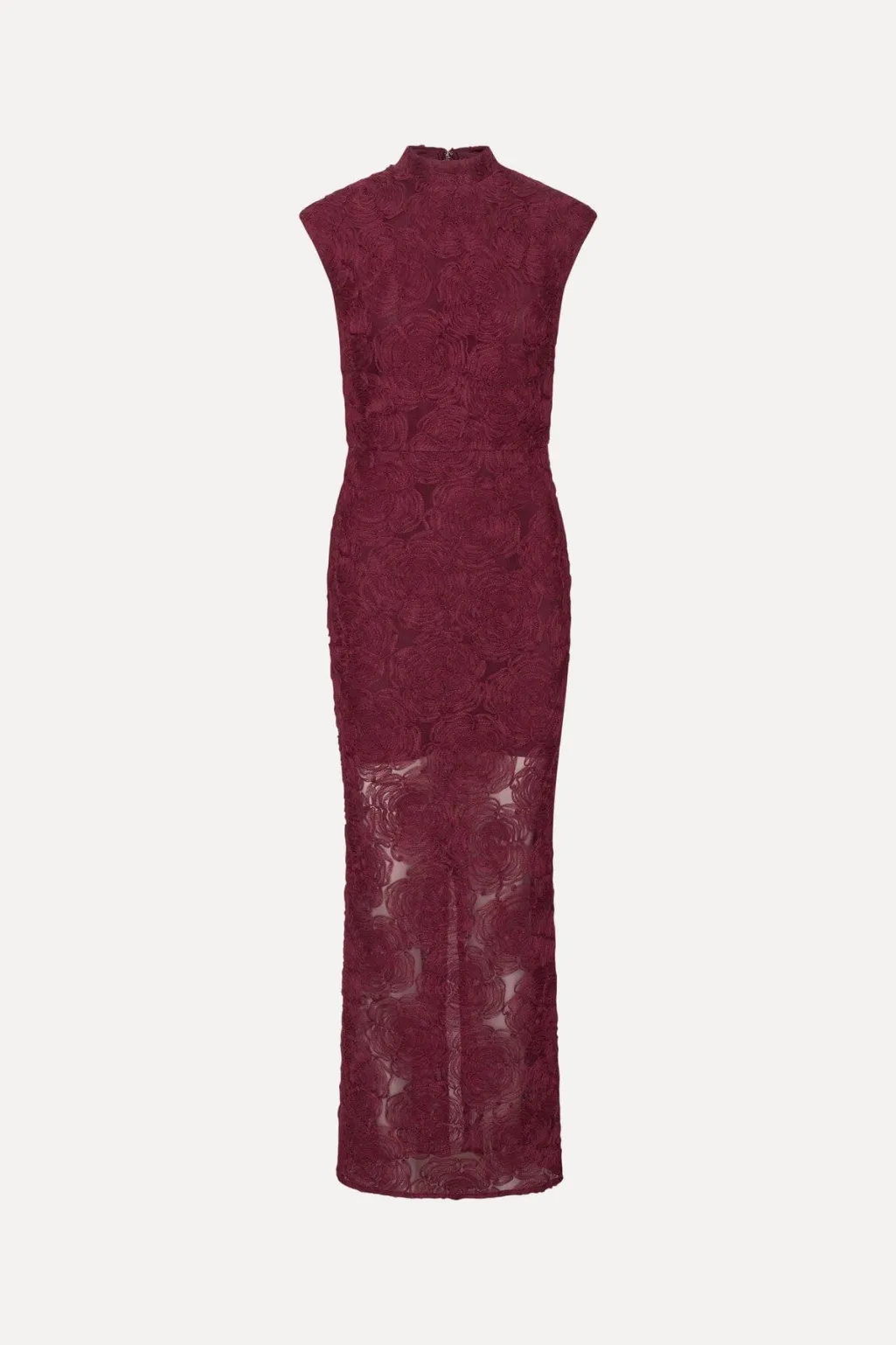 Rtflower Mesh Maxi Dress 116273741