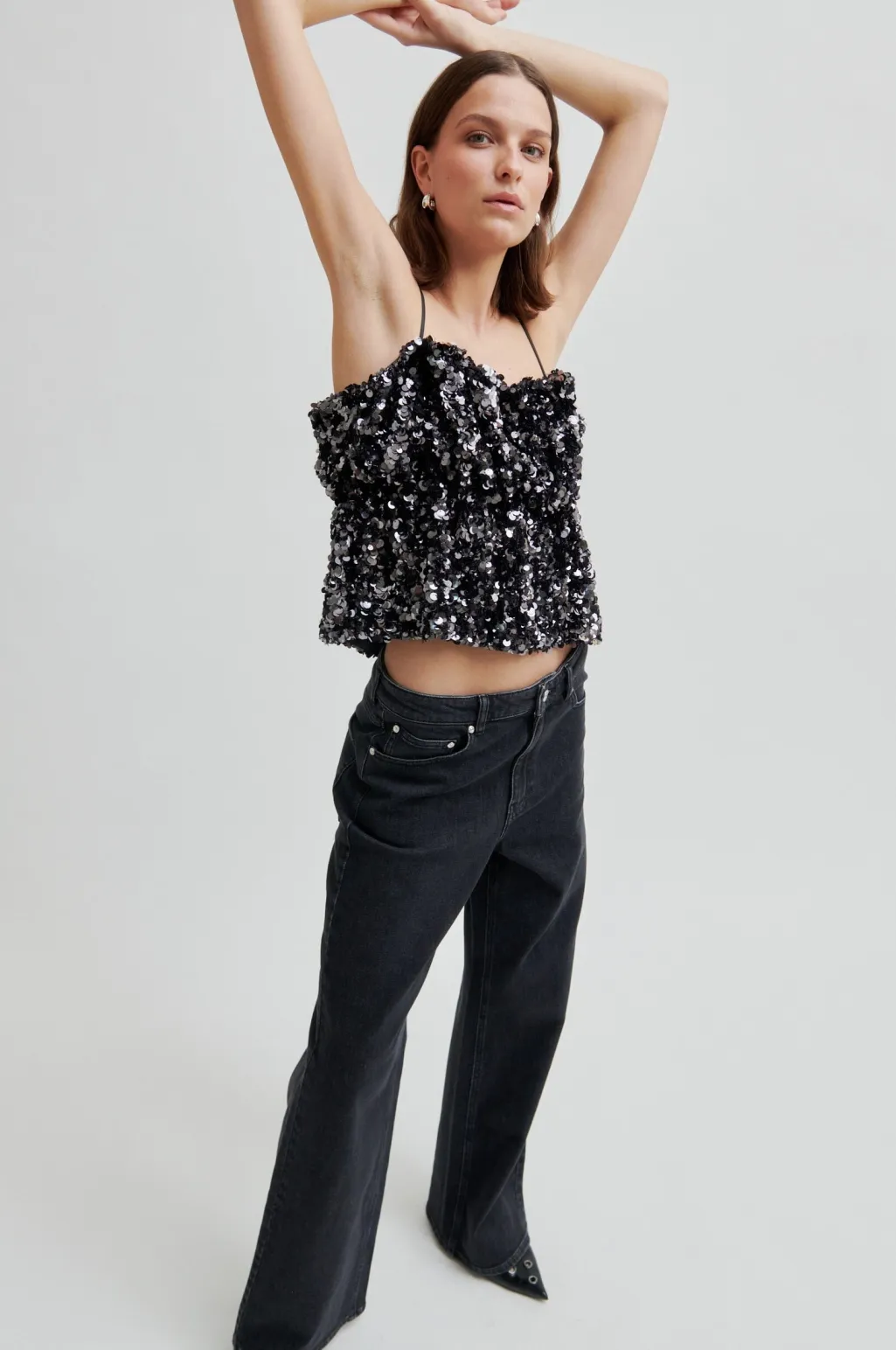 Sfshiny Strap Top 60229