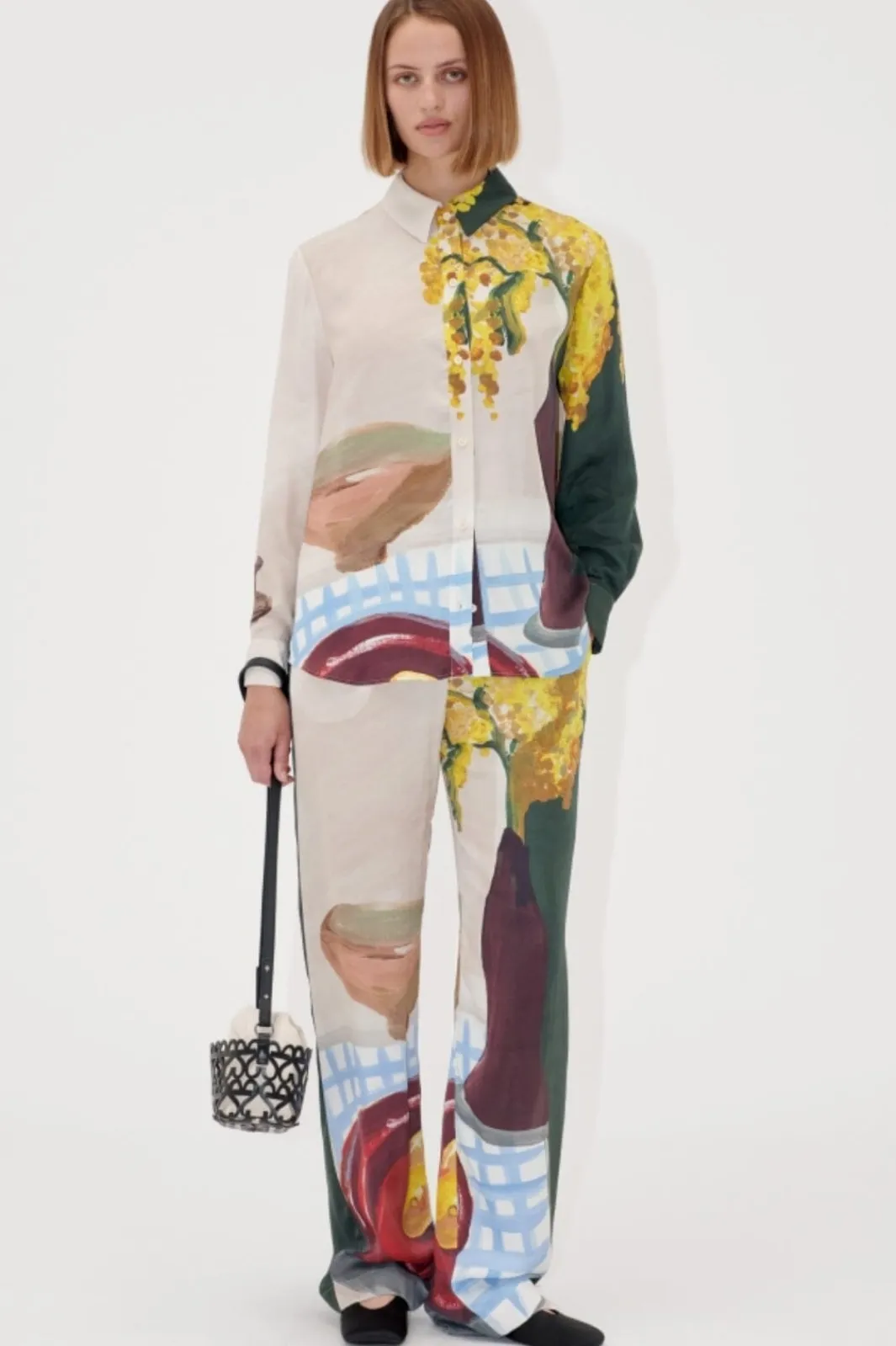 Stine Goya g2263 Dry Vicoe, Eaticated ong Pant g-25-p009-2263p | Jeans, Leggings & Byxor
