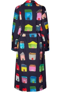 Sg2340 Midweight Cotton, Long Sleeve Workwear Midi Dresssg-aw25-d172-2340