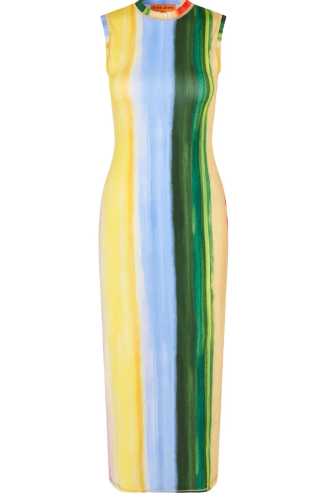 Stine Goya Sg2244 Stocking Jersey, Elastic Tank Crewneck Dresssg-pf25-d104-2244 | Klänningar