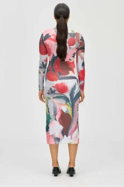 Stine Goya Sg2244 Stocking Jersey, Pullover Long Sleeve Midi Dresssg-ps26-d074-2244 | Klänningar