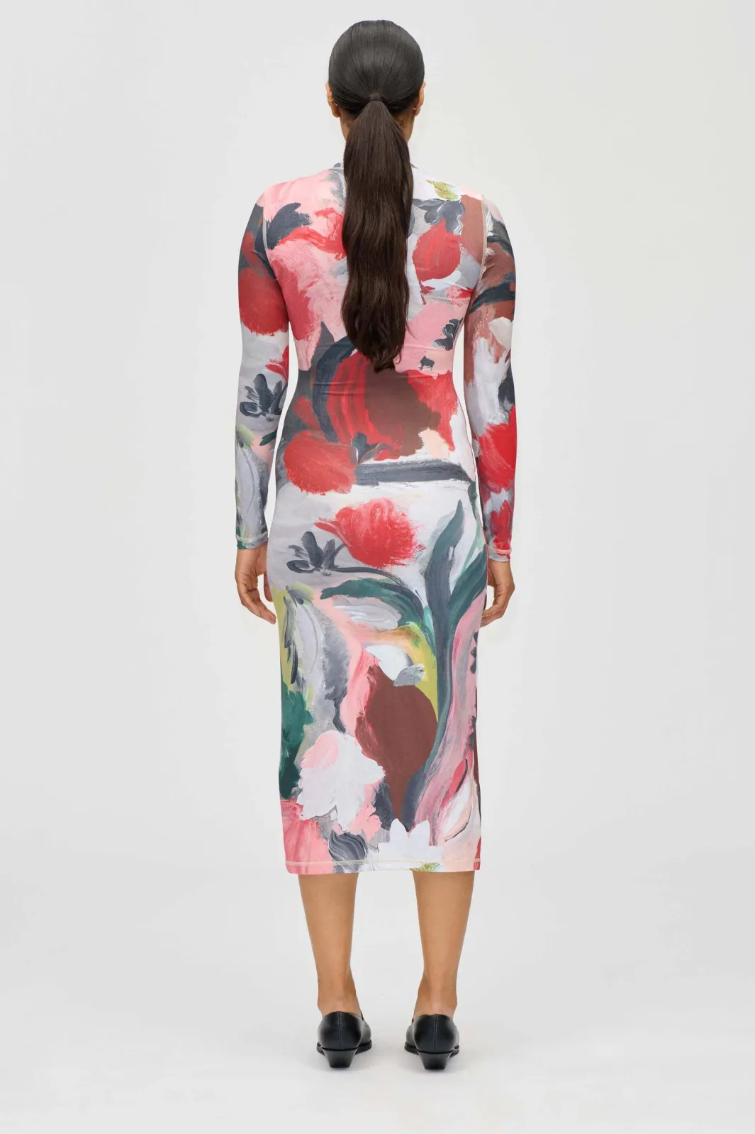 Stine Goya Sg2244 Stocking Jersey, Pullover Long Sleeve Midi Dresssg-ps26-d074-2244 | Klänningar