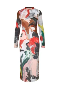 Stine Goya Sg2244 Stocking Jersey, Pullover Long Sleeve Midi Dresssg-ps26-d074-2244 | Klänningar