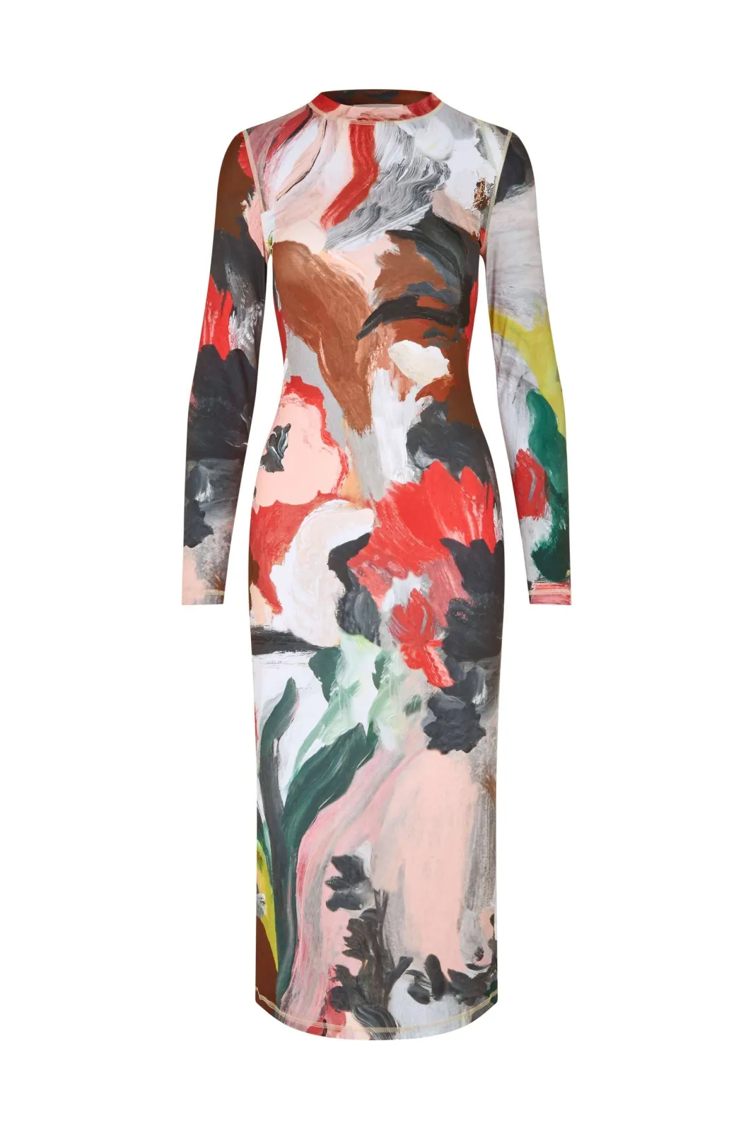 Stine Goya Sg2244 Stocking Jersey, Pullover Long Sleeve Midi Dresssg-ps26-d074-2244 | Klänningar