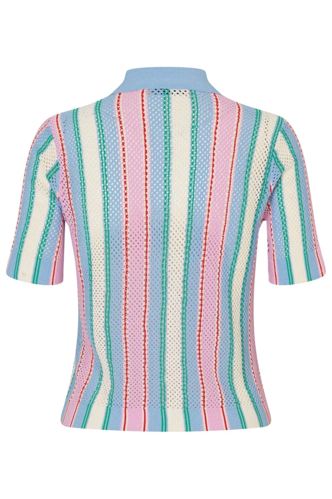 Stine Goya g2100 Tricot Knit, hort eeve Crochet Poog-pf25-k038-2100 | T-Shirts & Toppar