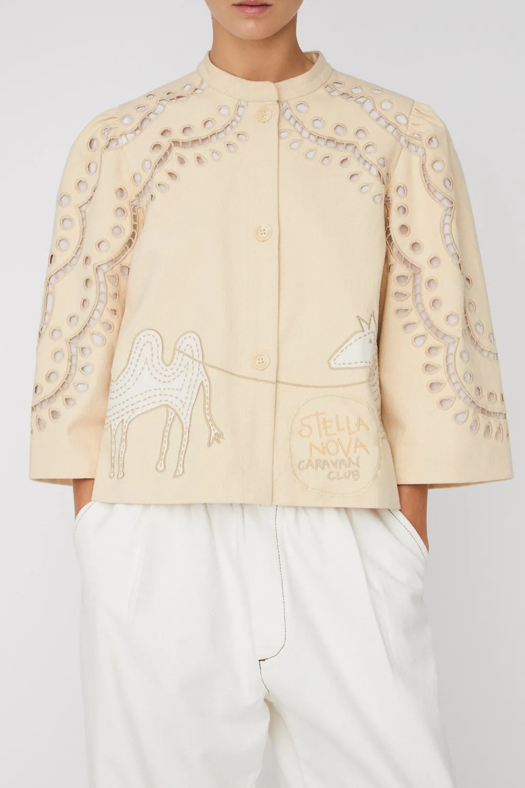 Snembroidery Anglaise Jacketht62-7464