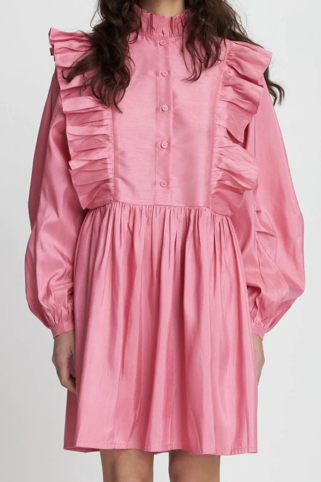 Stella Nova Snshort Dress With Frills | Amningsvänliga Kläder|Klänningar