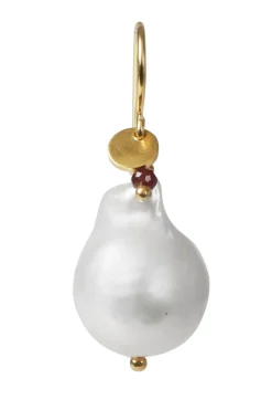 Stine A Stbaroque Pearl Earring With Gemstone | Örhängen