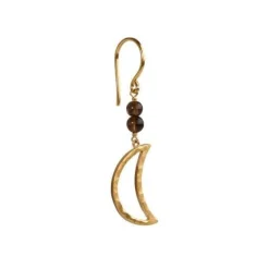 Stbella Moon Earring Mocha