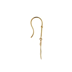 Sthook With Goldenenen Refection Moon Earring Right