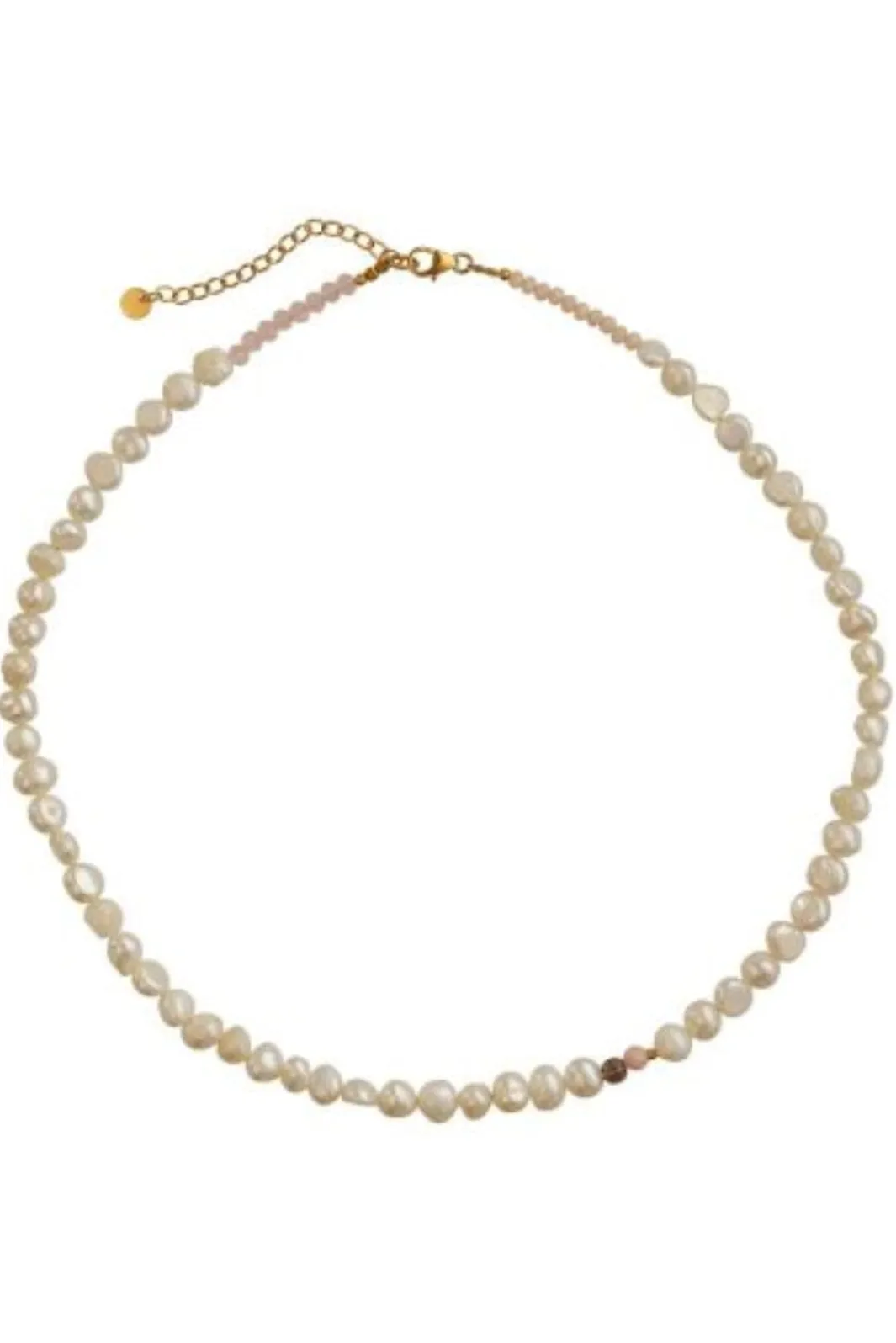 Stine A Stpearly Necklace Mocha | Halsband