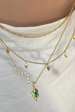 Stine A Sttout Petit Ile De L'Amour Necklace Goldenen | Halsband
