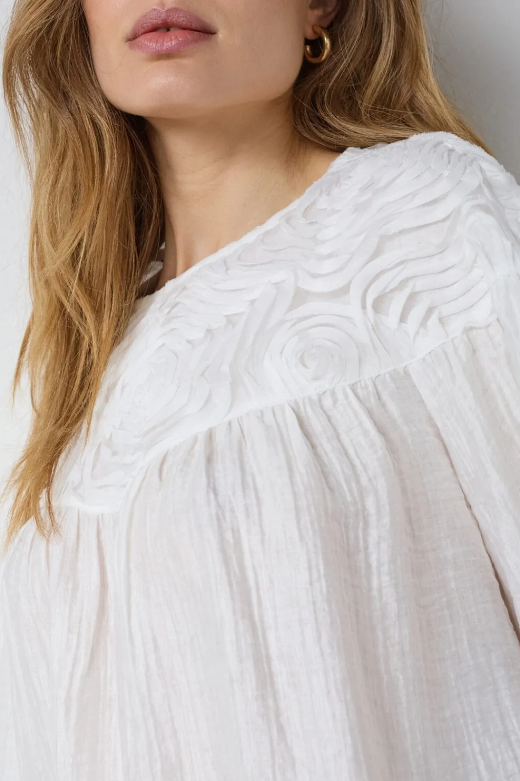 Co´Couture Taycc Fower Boue 45072 | T-Shirts & Toppar