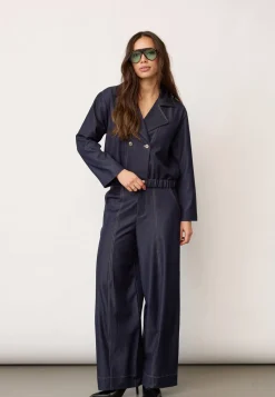 Terrycc Double Breasted Blazer 500106