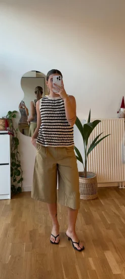 Modström Veterd tripe Top 59055 | Sticka