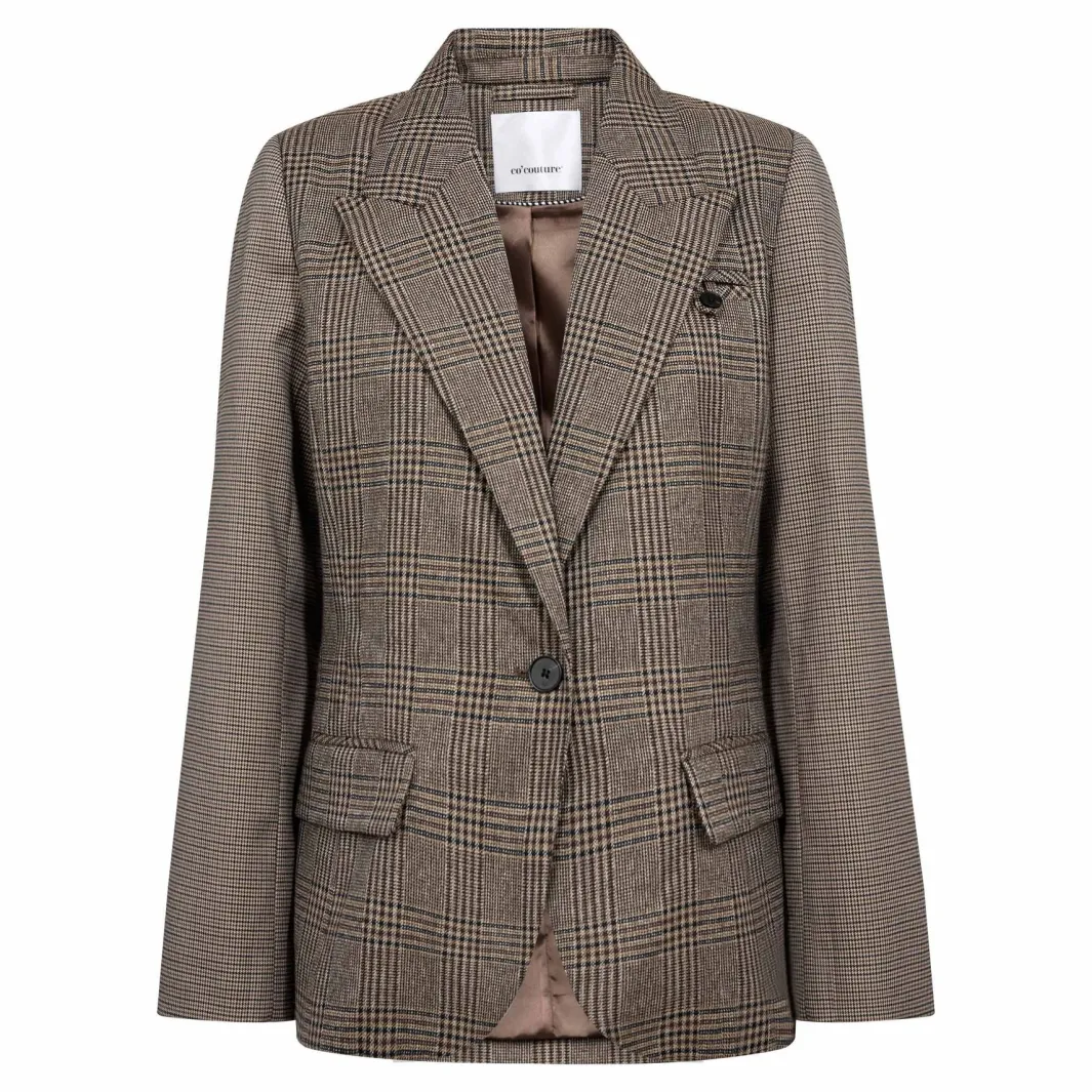 Co´Couture Veyacc Check Fitted Bazer 500144 | Blazers