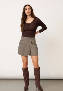 Co´Couture Veyacc Check Wrap kort 500141 | Kjolar