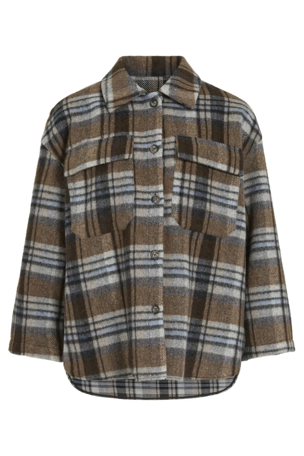 Vila Viemie L/S Checked Shacket | Ytterkläder & Jackor
