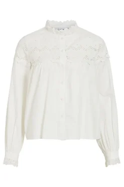 Vifima L/S Frill Shirt/Ls