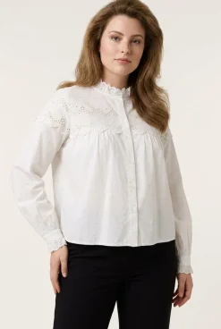 Vifima L/S Frill Shirt/Ls