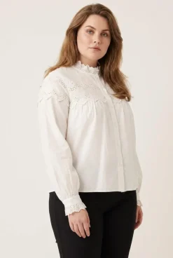 Vifima L/S Frill Shirt/Ls