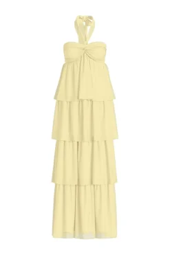 Vilea Halterneck Layered Dress/Dc/Ka