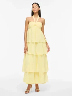 Vilea Halterneck Layered Dress/Dc/Ka