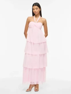 Vila Vilea Halterneck Layered Dress/Dc/Ka | Klänningar