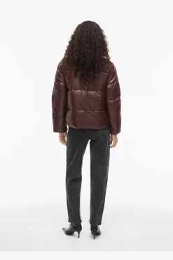 Vilidda L/S Shinny Puffer Short Jacket