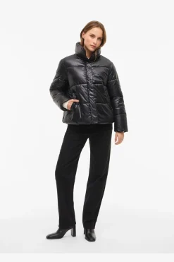 Vila Vilidda L/S Shinny Puffer Short Jacket | Ytterkläder & Jackor
