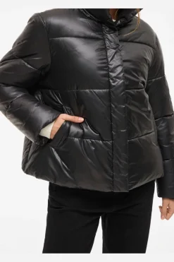 Vila Vilidda L/S Shinny Puffer Short Jacket | Ytterkläder & Jackor