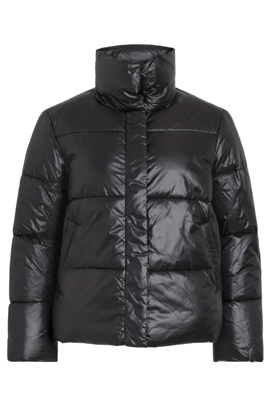 Vila Vilidda L/S Shinny Puffer Short Jacket | Ytterkläder & Jackor