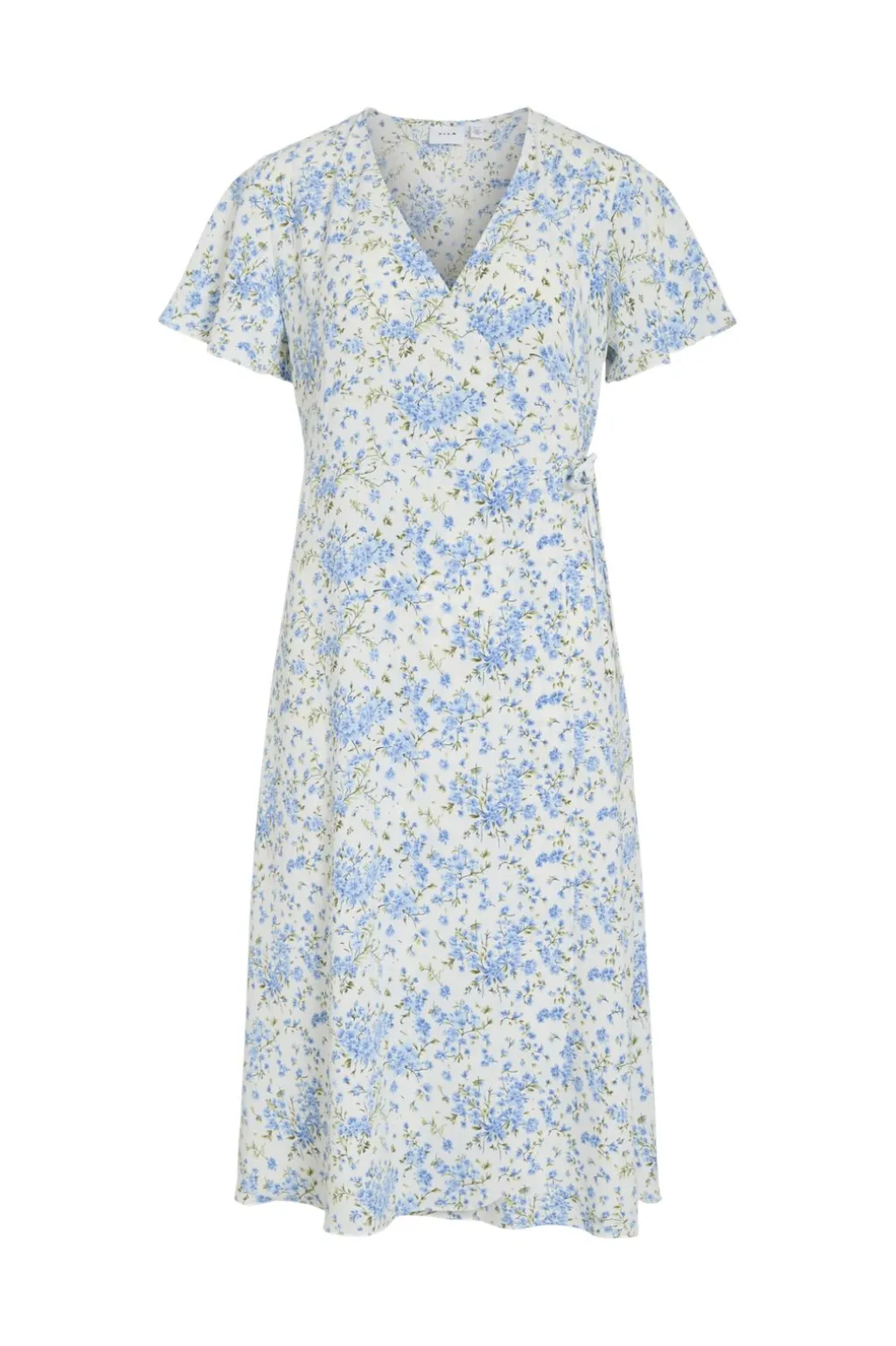 Vilovie S/S Wrap Midi Dress